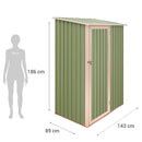 Bodega de jardin 143x89x186 cm