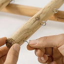 Cancamo abierto rosca madera N5 x 60 cobrizado 4unid