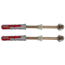Kit Sanitarios con Tarugo Duopower 8mm + Tornillos 70mm 2 unidades