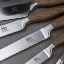 Set Cuchillos 5 Unidades Acero inoxidable