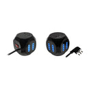 Extension Electrica 1 Usb 6 Toma(S) 3 M Negro