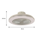 Ventilador De Techo Blanco 8 Aspas