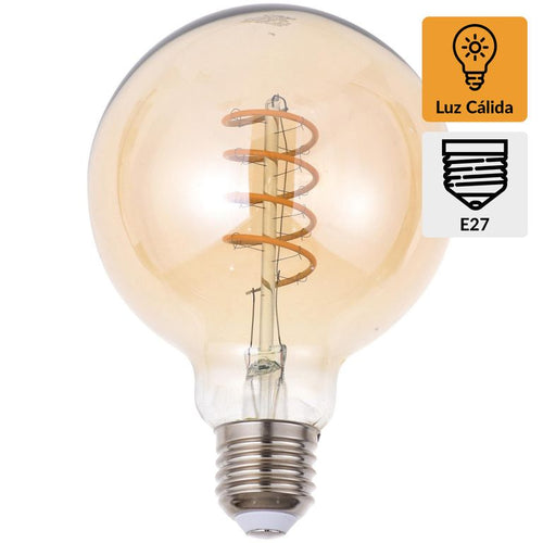 Ampolleta Led Filamentos 4 W E27 370 lm Luz Calida