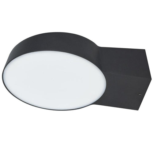 Aplique led Lagan Luz Natural negro