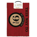 Limpiapies Harry potter 40x60 cm Rojo y negro