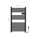 Secador Toallas Para Baño Programable Radiacion Vesubio Negro