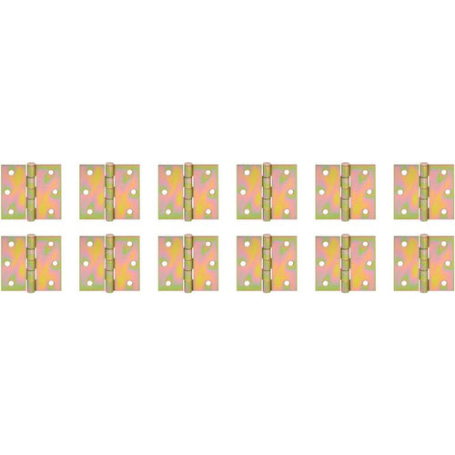 Pack Bisagras L84 3"x3" Zincado 12 un