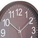 Reloj wooden 29x29cm oscuro