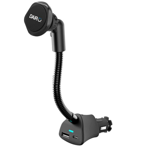Soporte Celular Universal 12v Usb Qc3 Carga Rapida Ajustable