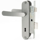 Cerradura Embutir Cerradura de dormitorio Manilla Embutida Plata Simona 7040