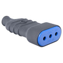 Enchufe Hembra Volante 2P+T 10 A Negro