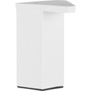 Pata cuadrada abs blanco 40x100 mm
