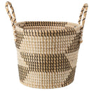 Canasto Decorativo Hierba Marina 30X25 Cm Hogar Almacenaje