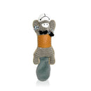 Juguete plush para perros, doble textura
