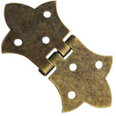 Bisagra decorativa estilo flecha 31 x 57 mm bronce antiguo 2 unid