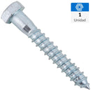 Tornillo Tirafondo Madera 2-1/2 Pulg 3/8 Pulg 1 Unidad(Es)