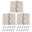 Pack 3 Unidades Bisagra 4x4 Plata