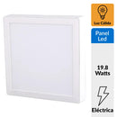 Panel Led Sobrepuesto Cuadrado Blanco 18W Luz Calida