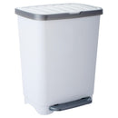 Basurero 25 Litros Plastico Blanco