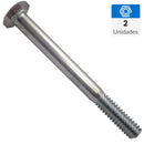 Perno Hexagonal G2 3/8 Pulg X 1 1/2 Pulg Zinado Bronce 2 U.