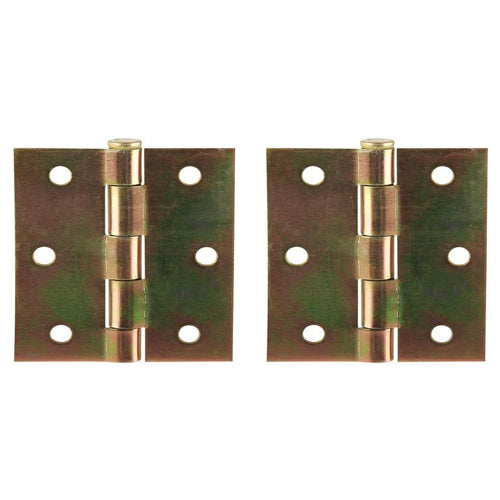 Set Bisagras L84 3,5"x3,5" Zincado 2 un