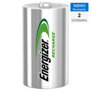 Pack De 2 Pilas Recargables D 2500Mah 1.2V