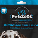 Snack para perros huesitos mini triple sabor 7 dias 85 gr