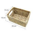 Canasto Fibra 25X16X14 Cm Natural