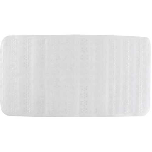 Piso de Ducha Antideslizante Masaje 38x76 cm PVC Transparente