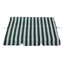 Repuesto Cojin+Toldo Sillon Rayas Verde