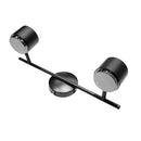 Barra Led Kivu 2 Luces Metal Negro