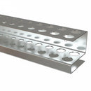 Porta Brocas Metalico Zincado 28 Unidades Almacenamiento Herramientas