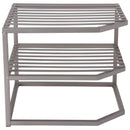 Repisa Esquinero Para Mueble Cocina 25.5X1.5X26 Cm Acero