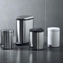 Basurero 10 Litros Acero Inoxidable Gris