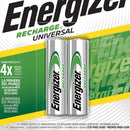 Pack De 2 Pilas Recargables Aa 2000 Mah 1,2V