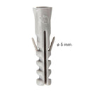 Tarugo De Nylon 5 Mm 100 Unidades