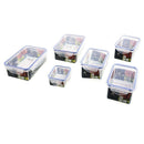 Set 6 Contenedores De Alimentos Plastico 400 Ml