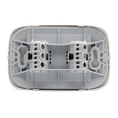Interruptor Doble (9/15) Blanco Domino Sencia