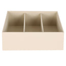 Caja de Organizador de Lentes 24.5x9x18.5 cm Beige