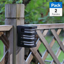 Pack 2 Faroles De Muro Solar 0,42 W Ip44 Luz Calida