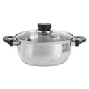 Bateria de cocina 7 Piezas Acero inoxidable Plateado