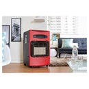 Estufa 15 Kg Hibrida Gas Gh-Hb62 Burdeo Rojo