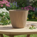 Macetero De Plastico 19X17 Cm Cafe