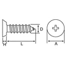 Tornillo Roscalata Metal 1/2 4.1 mm 5 unidad(es).....