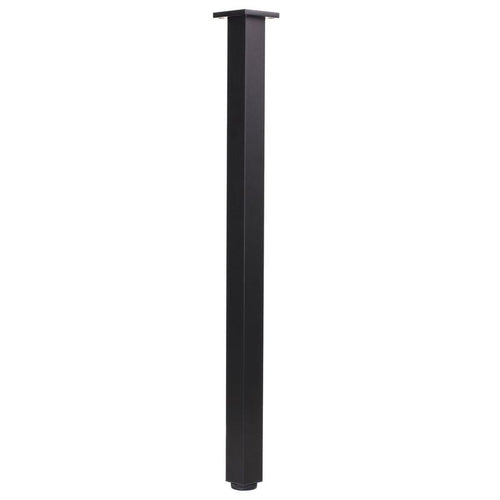 Pata Cofren aluminio 40x710mm negra