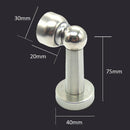 Tope Magnetico Puerta Cromado Proteccion Muebles 45X45X80 Mm