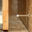 Tope Flexible Puerta Cromado Uso Interior