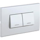 Interruptor doble 9/15 10 A Clio Gris