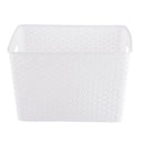 Canasto Ratan 30x22.5x35.5 cm 6 l Blanco