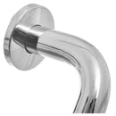 Barra de seguridad curva para bano con jabonera 55 cm cromado